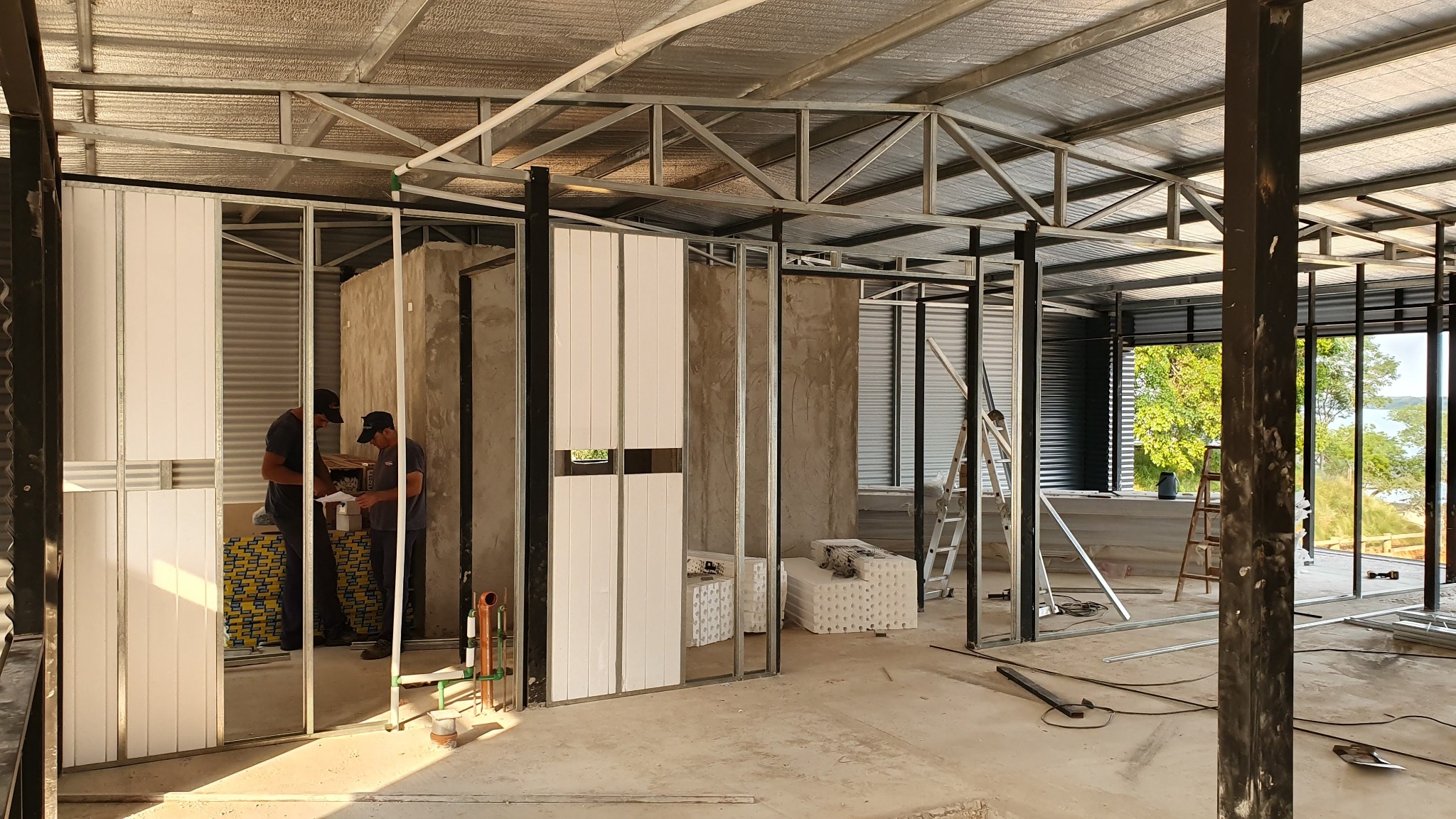 Construcción en seco realizado por VFmetalúrgica SRL en Oberá, Misiones